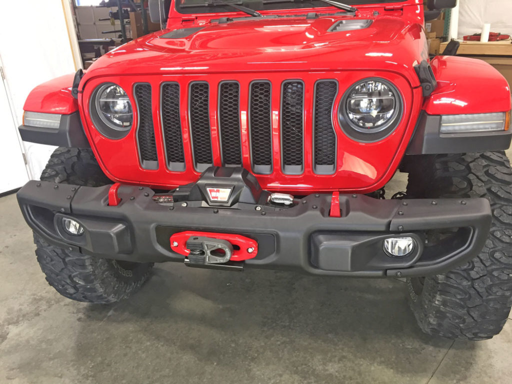 2018〜jlラングラー warn ウィンチマウントプレート 2018〜jl